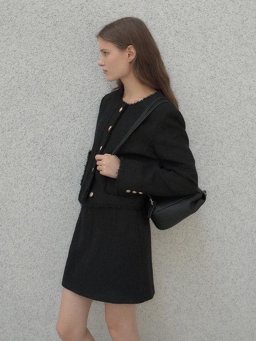 [loeuvre] Tweed Skirt Pants SW3AL315-10