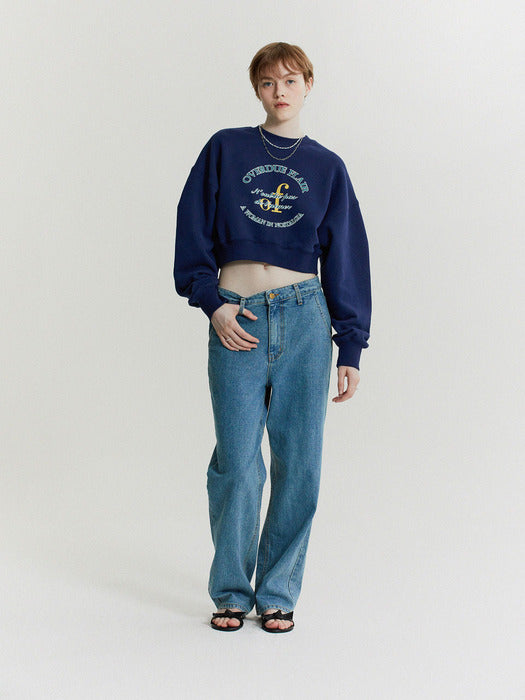 Wconcept_Overdueflair of crop mtm (navy)