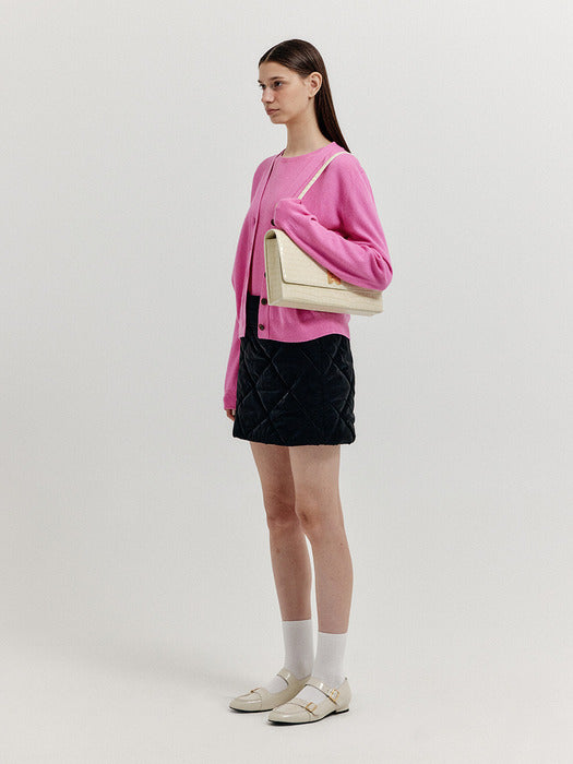 Eenk Xuety Cashmere Blend Knit Cardigan - Pink