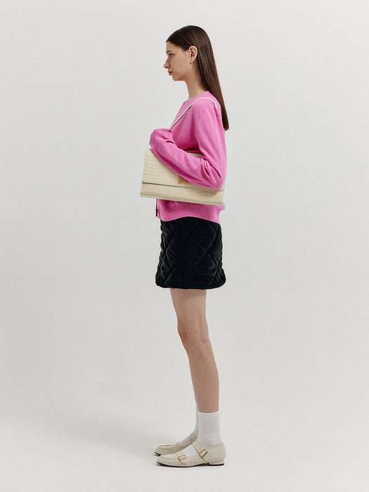 Eenk Xuety Cashmere Blend Knit Cardigan - Pink