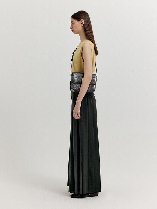[EENK] Xuety Cashmere Blend Knit Vest - Mustard