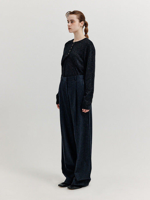 Eenk Xolo Bolero Layerd Knit Top - Black