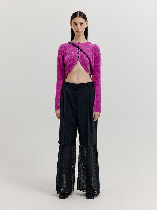 Eenk Xuyu Two-Tuck Pants - Black