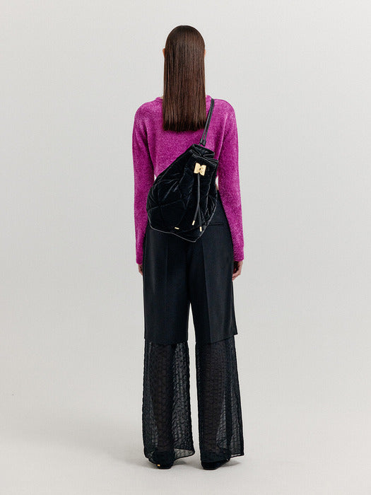 Eenk Xuyu Two-Tuck Pants - Black