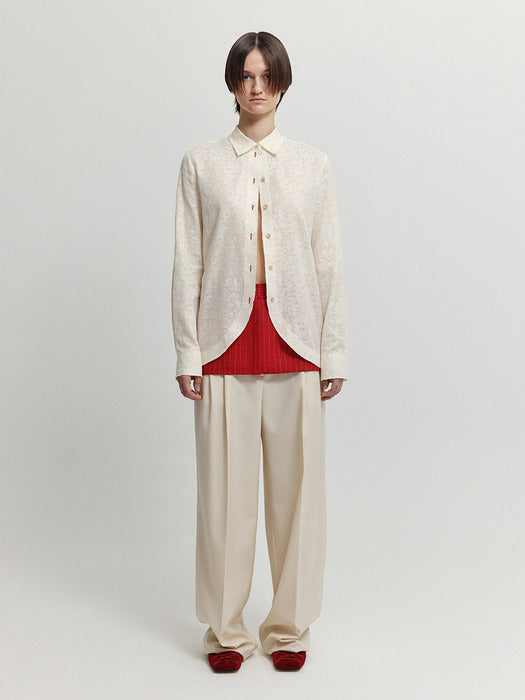 Eenk Xaya Long Sleeve Shirt - Ivory