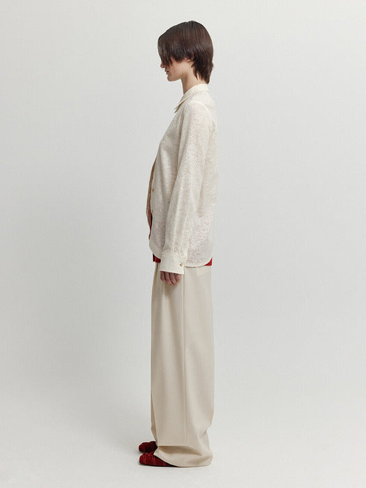 Eenk Xaya Long Sleeve Shirt - Ivory