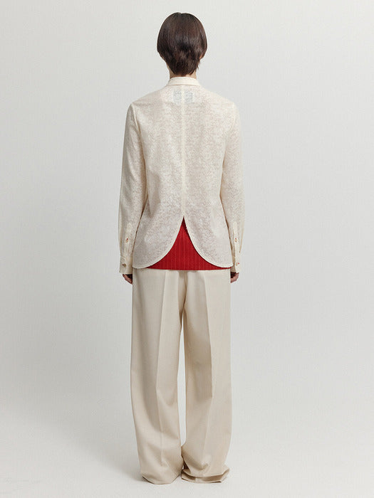 Eenk Xaya Long Sleeve Shirt - Ivory