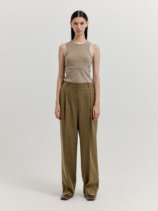 Eenk Xielx Classic Pants - Khaki