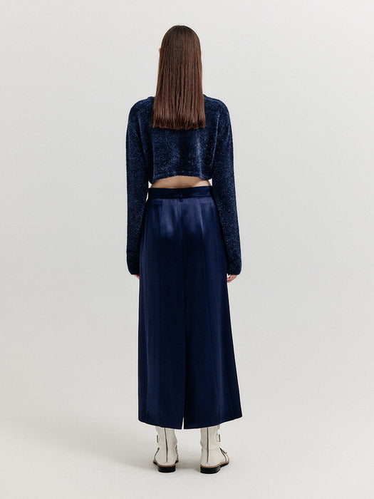 [EENK] Xore Bolero Knit Cardigan - Navy