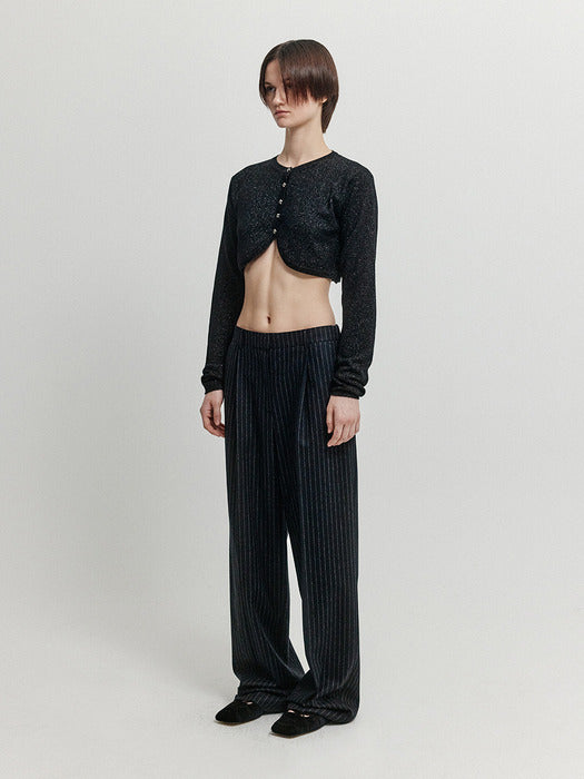 Eenk Xore Bolero Knit Cardigan - Black