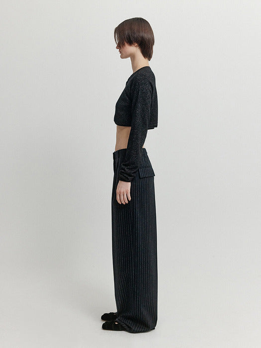 Eenk Xore Bolero Knit Cardigan - Black