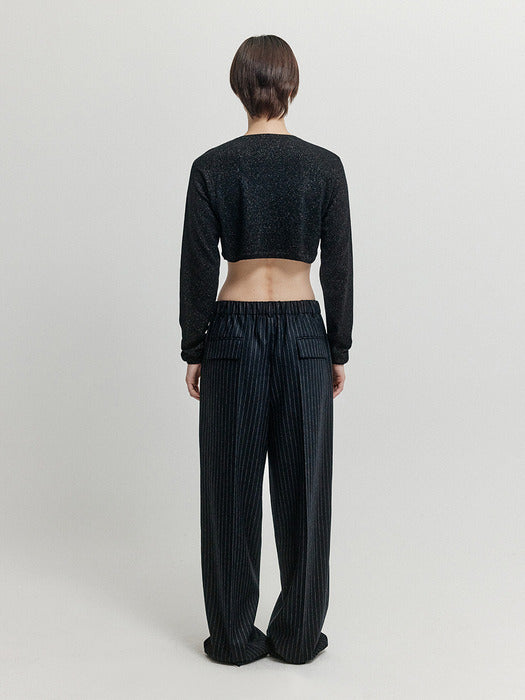 Eenk Xore Bolero Knit Cardigan - Black