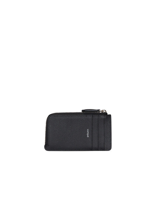 [vunque] Magpie Zipper Card Wallet (맥파이 지퍼 카드지갑) Black