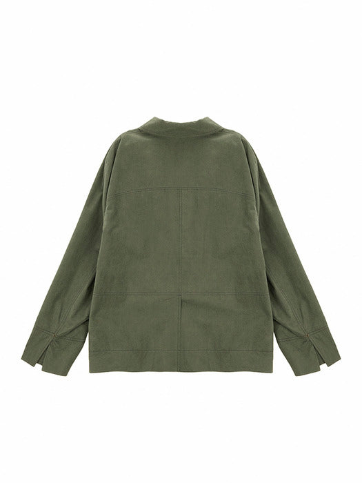 CARPENTER WORK JACKET FOR WOMEN IN KHAKI