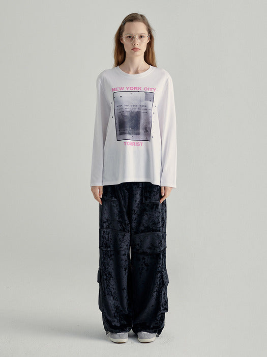 NEW YORK CITY TOURIST GRAPHIC T-SHIRT_white