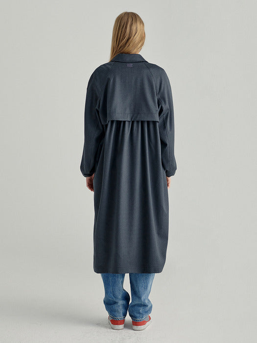 RAGLAN TRENCH COAT_grey