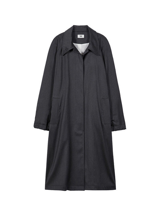 RAGLAN TRENCH COAT_grey