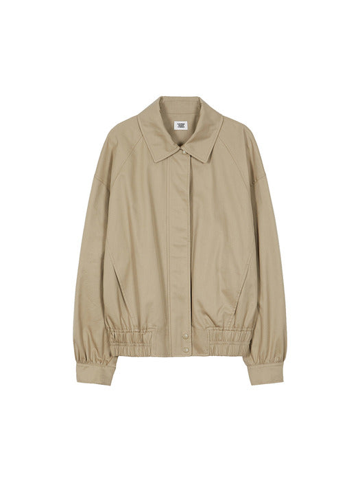 COTTON BLOUSON_beige