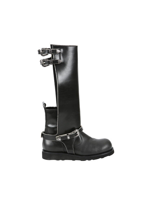 [andersson bell] (WOMEN) HEATHER CUT-OUT LONG BOOTS aaa343w(BLACK)