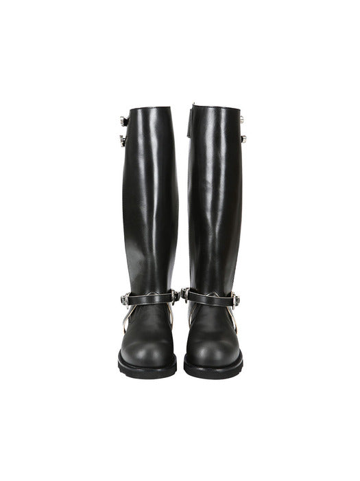 [andersson bell] (WOMEN) HEATHER CUT-OUT LONG BOOTS aaa343w(BLACK)