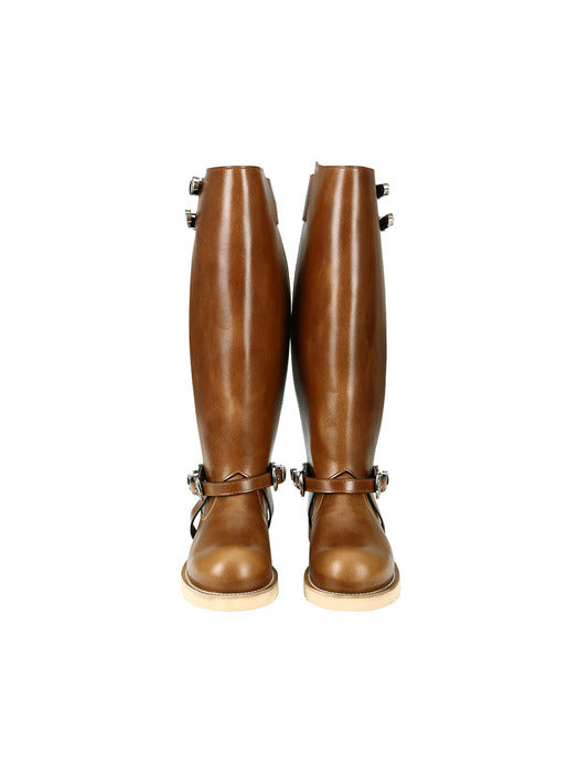 [andersson bell] (WOMEN) HEATHER CUT-OUT LONG BOOTS aaa343w(BROWN)