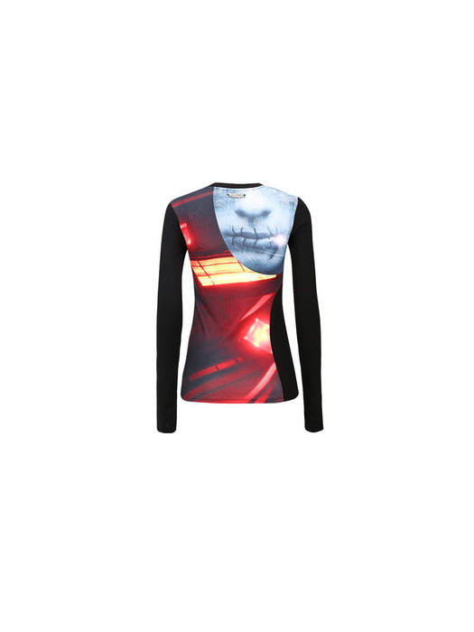 [andersson bell] ADSB FILM ARCHIVE LONG SLEEVE TEE atb1000w(RED/GREY)