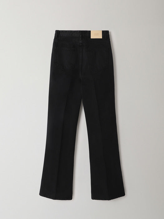 Facade Pattern Bootcut Denim vintage black
