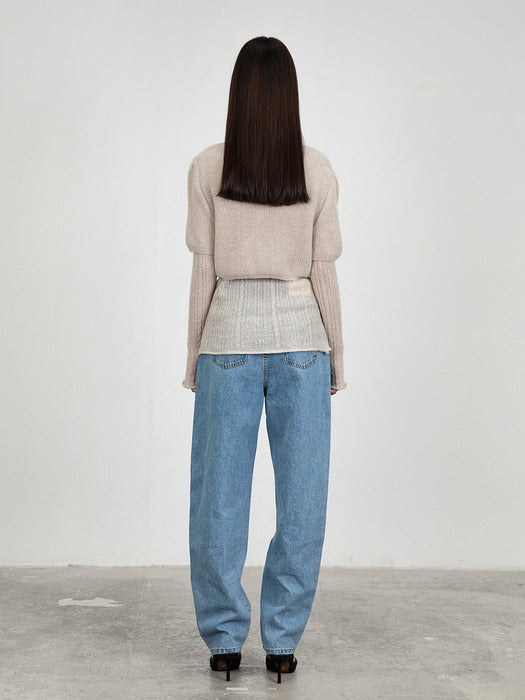 [amomento] RECYCLED COTTON DENIM (2 COLORS)