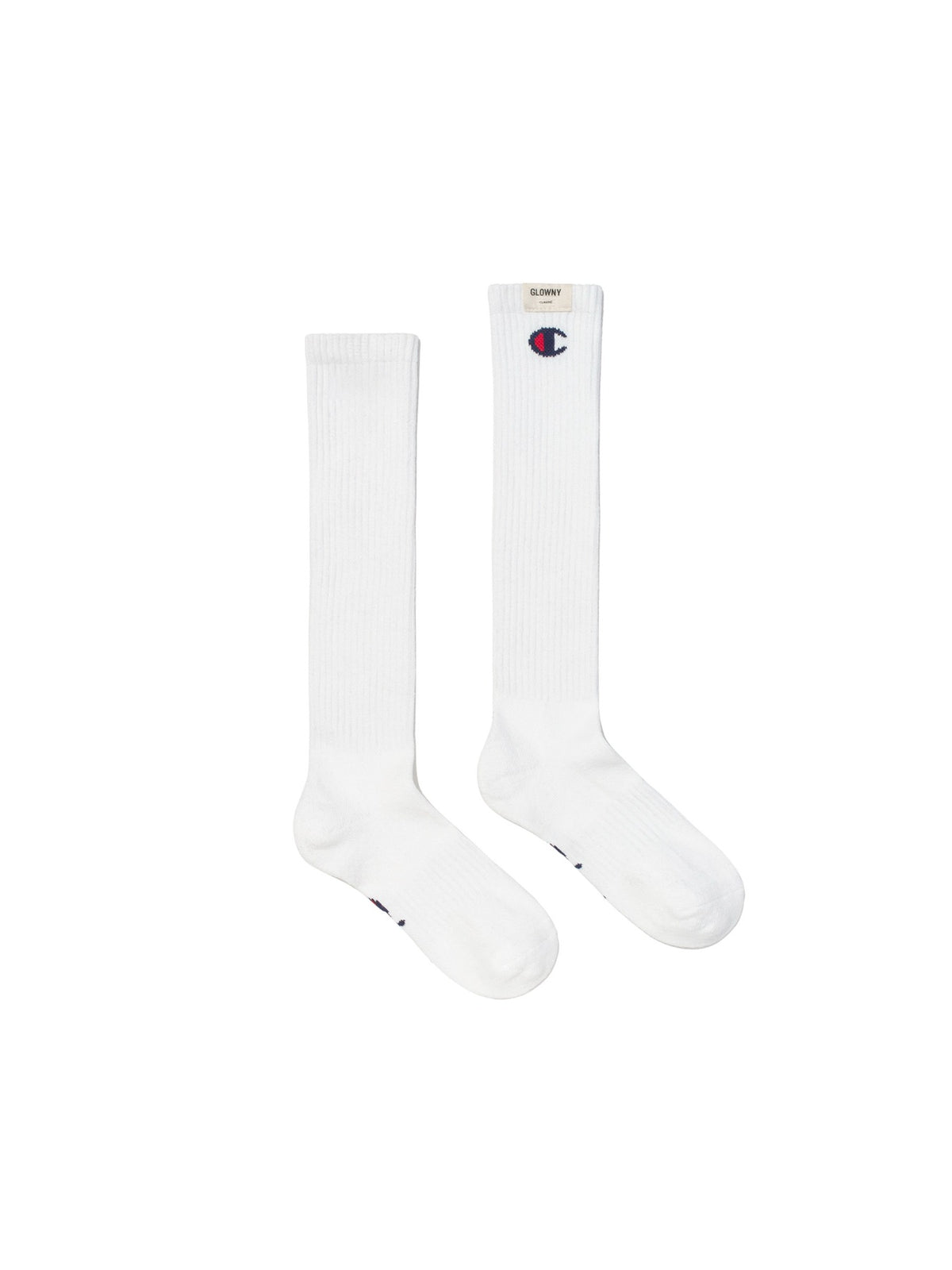 GLOWNY x Champion Socks (White)