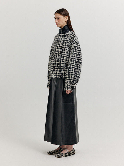 Eenk XO Shingle Pocket Jacket - Black/Ivory Check