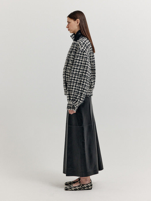 Eenk XO Shingle Pocket Jacket - Black/Ivory Check