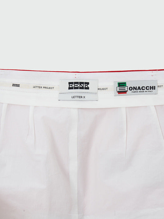Eenk Xinan Layered Skirt Belt - Red