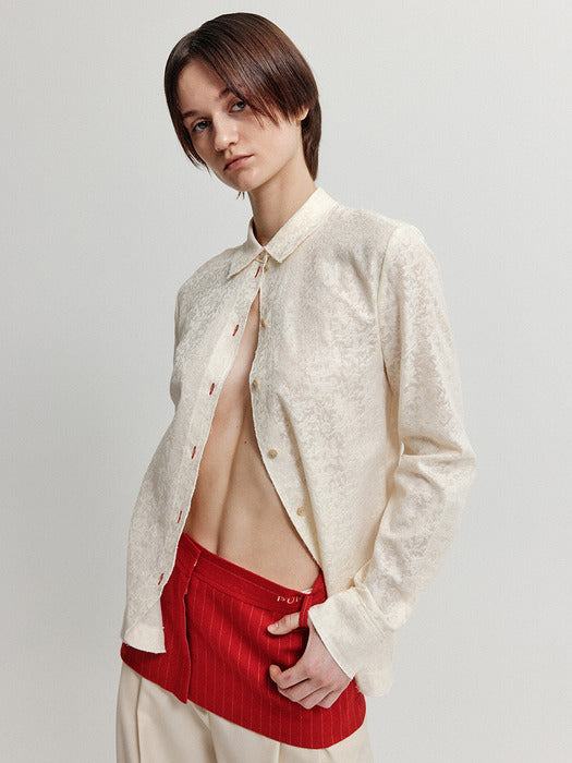 Eenk Xinan Layered Skirt Belt - Red