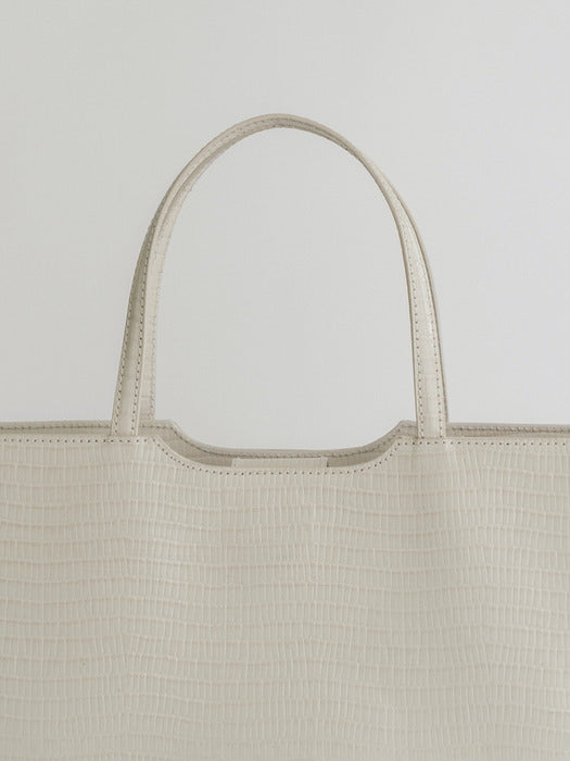 [moia] hen tote (ivory)