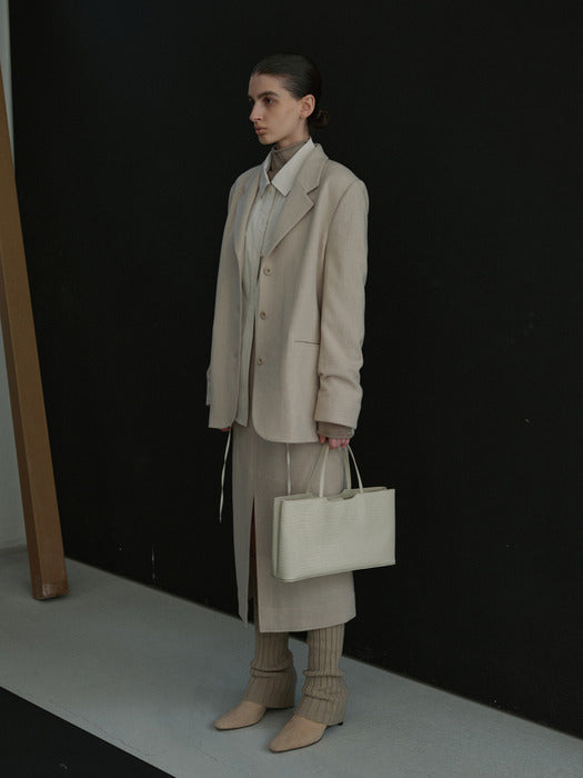 [moia] hen tote (ivory)