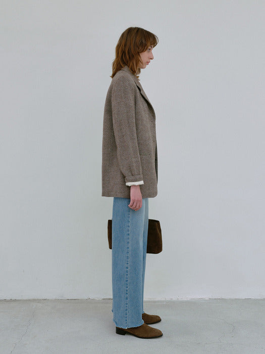 [moia] suede ankle boots (brown)