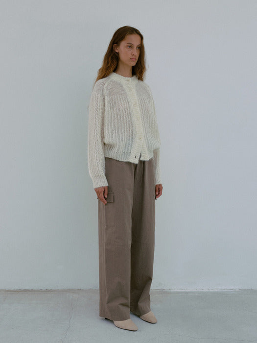 [moia] string pocket pants (khaki)