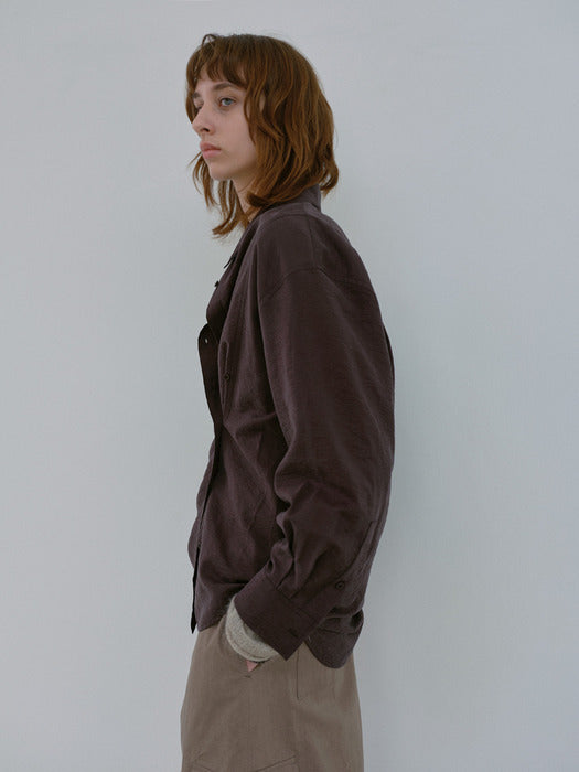 [moia] button shirt (charcoal)