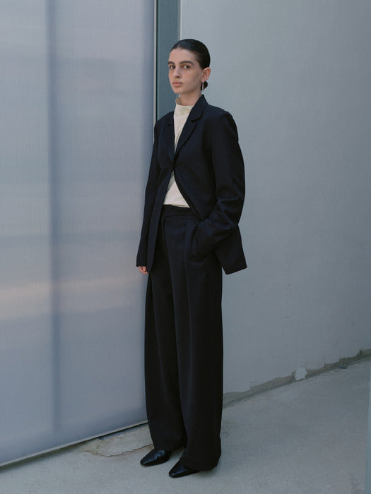 [moia] cowl blouse (ivory)