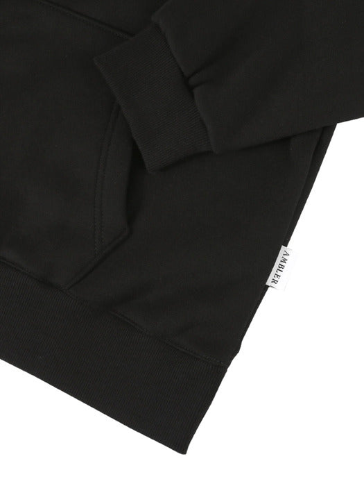 [ambler] lamour Over fit Hoodie AHP1012 (Black)