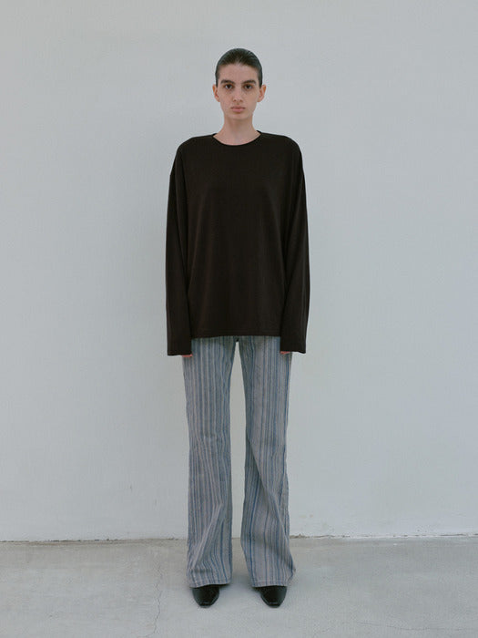 [moia] cutting t-shirt (black)