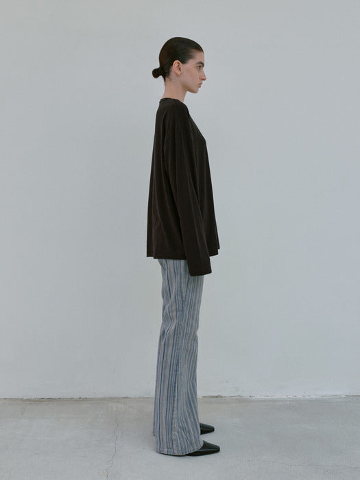 [moia] cutting t-shirt (black)