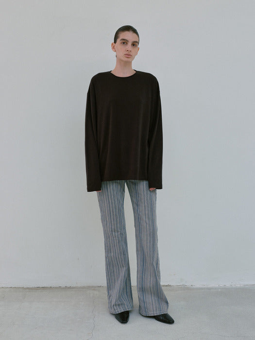 [moia] cutting t-shirt (black)