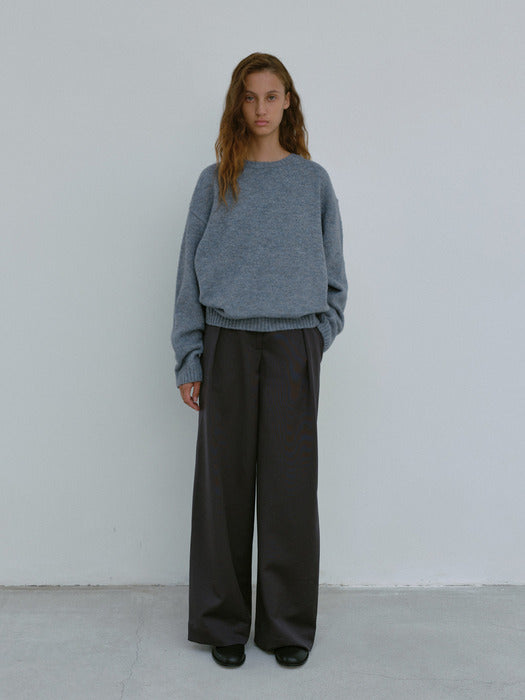 [moia] alpaca sweater (baby blue)