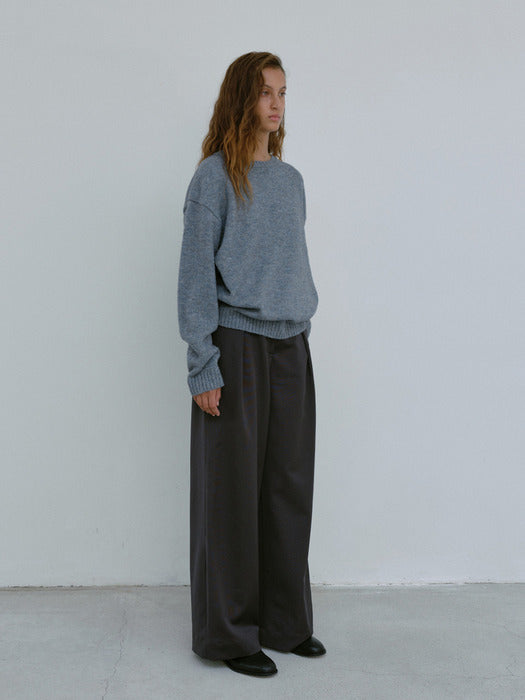 [moia] alpaca sweater (baby blue)