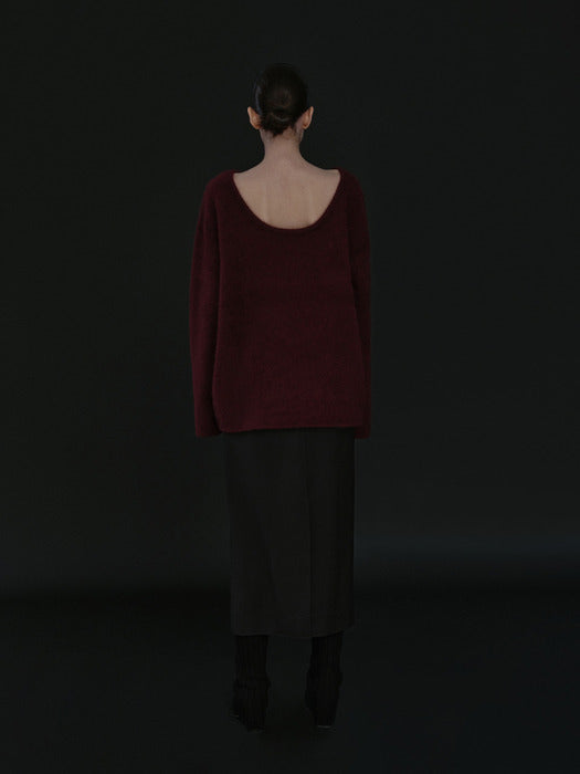 [moia] tundra double knit (wine)