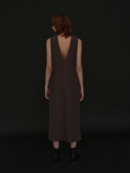 [moia] tweed dress (gray)