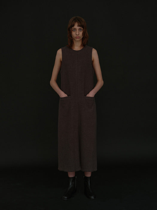 [moia] tweed dress (gray)