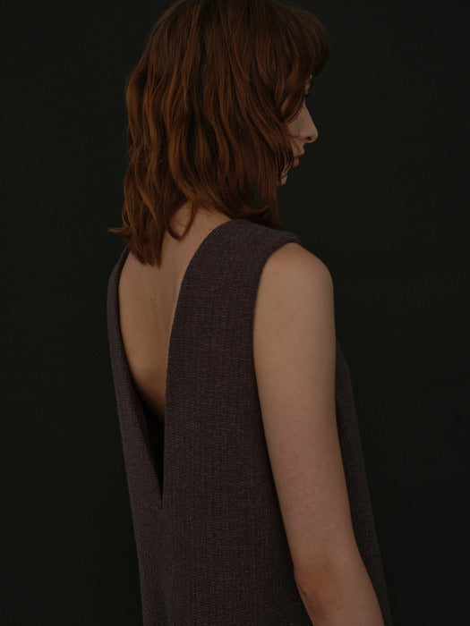 [moia] tweed dress (gray)