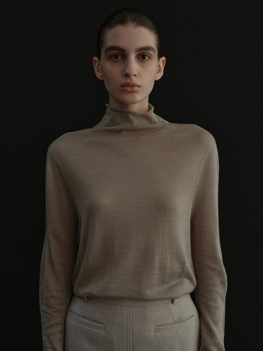 [moia] wholegarment turtleneck (oat gray)